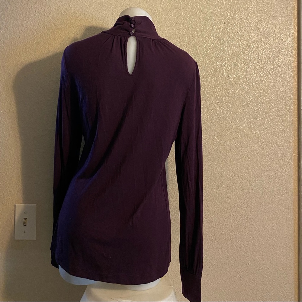Banana Republic Purple turtleneck